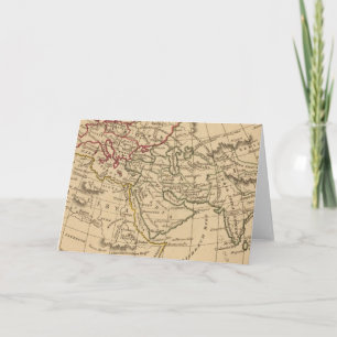 Klassieke Wereldkaart Feestdagen Kaart