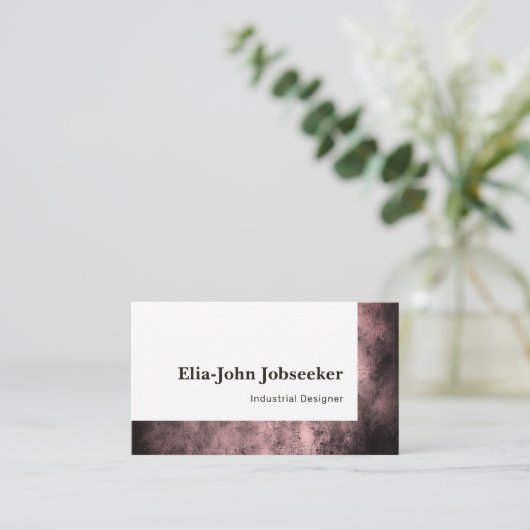 Klassieke Werkzoekende Eenvoudige Minimalistische Visitekaartje (Staand voorkant)