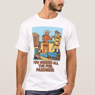 Klassieke Western Cartoon T-shirt