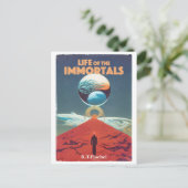 Klassieke  wetenschap Fiction Pulp Book Hoesje Briefkaart (Staand voorkant)