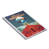 Klassieke  wetenschap Fiction Pulp Book Hoesje Notitieboek (Rechterzijde)