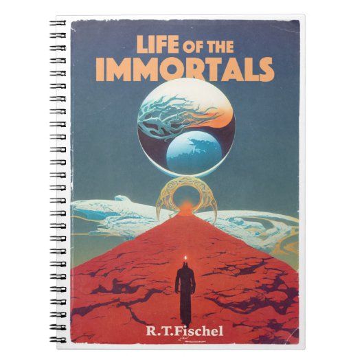 Klassieke  wetenschap Fiction Pulp Book Hoesje Notitieboek (Voorkant)