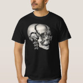Klassieke wetenschap menselijke anatomie, antieke  t-shirt (Voorkant)