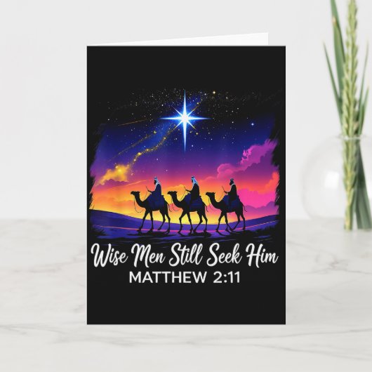 Klassieke Wijzen zoeken Hem nog steeds Jezus geloo Kaart (Voorkant)