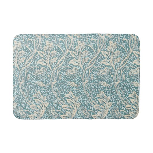 Klassieke William Morris Arcadia Bloemrijke Patroo Badmat (Voorkant)
