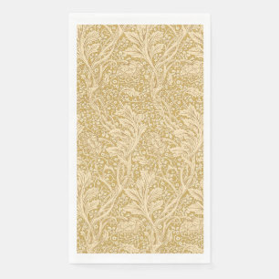 Klassieke William Morris Arcadia Goud Naadloos Servet