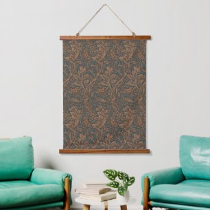 Klassieke William Morris Arcadia Naadloos Behangpa Hangend Wandkleed