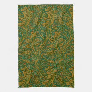 Klassieke William Morris Arcadia Naadloos Behangpa Theedoek