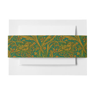 Klassieke William Morris Arcadia Naadloos Behangpa Uitnodigingen Wikkel