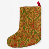 Klassieke William Morris gepersonaliseerde kerst Kleine Kerstsok (Achterkant)