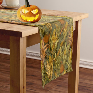 Klassieke William Morris Herfst Mais Lange Tafel R Tafelloper