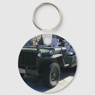 Klassieke Willy's Jeep. Sleutelhanger