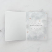 Klassieke Winter Botanische Twee Foto's Feestdagen Kaart (Binnen)