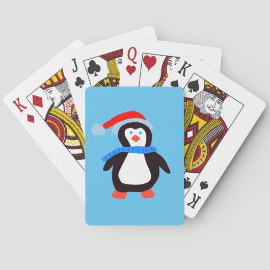 Klassieke Winterpinguïn Pokerkaarten (Achterkant)