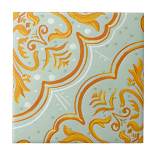 klassieke witte en gouden wandtegels tegeltje