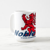 Klassieke witte koffie Mok (Voorkant links)