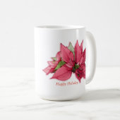 Klassieke witte koffieMok van 15 oz met gloeiende  (Voorkant rechts)