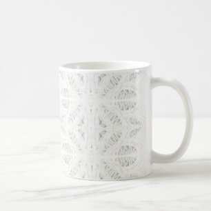 Klassieke witte Mok BATTENBURG LACE