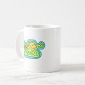 Klassieke witte mok JUST_GRADUATED (Voorkant links)