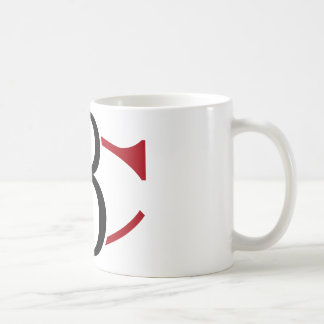 Klassieke witte Mok met C3 Logo