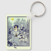 Klassieke Wizard of Oz, Dorothy ontmoet de Munchki Sleutelhanger (Achterkant)