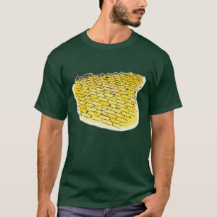 Klassieke Wizard of Oz Gele Bakstenen Weg van Dens T-shirt