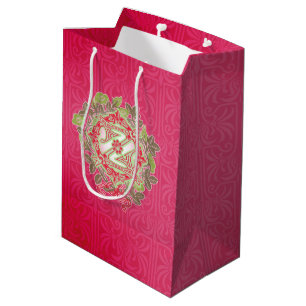 Klassieke Wizard of Oz Kerstcadeautas-ROOD Medium Cadeauzakje