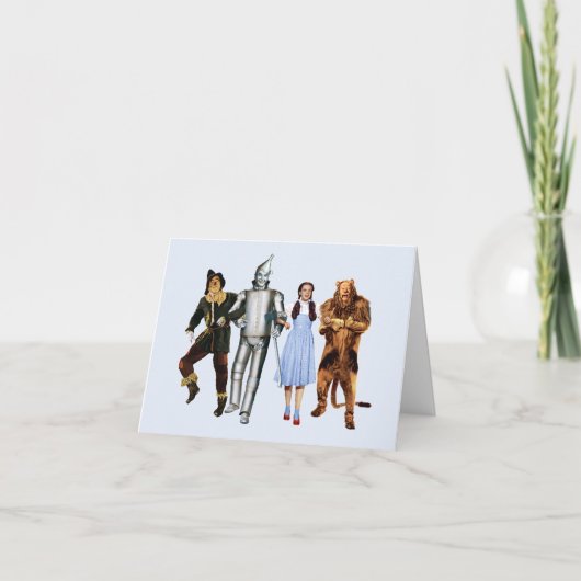Klassieke Wizard of Oz-personages Bedankkaart (Voorkant)