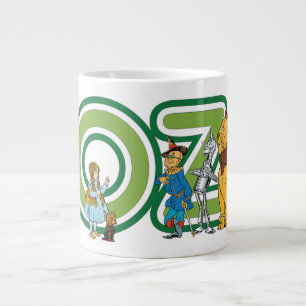 Klassieke Wizard of Oz-personages en tekstletters Extra Grote Beker