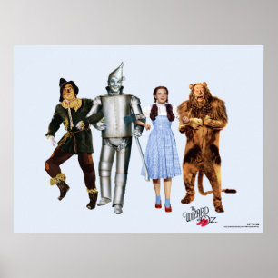Klassieke Wizard of Oz-personages Poster