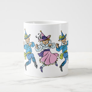 Klassieke Wizard of Oz, Schattige Dansende Munchki Extra Grote Mok