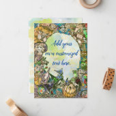 Klassieke wizard van Oz Character Note Kaart Notitiekaartje (Voorkant / Achterkant in situ)