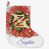 KLASSIEKE WIZARD VAN OZ CHRISTMAS STOCKING GROTE KERSTSOK (Voorkant)