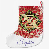 KLASSIEKE WIZARD VAN OZ CHRISTMAS STOCKING GROTE KERSTSOK (Achterkant)