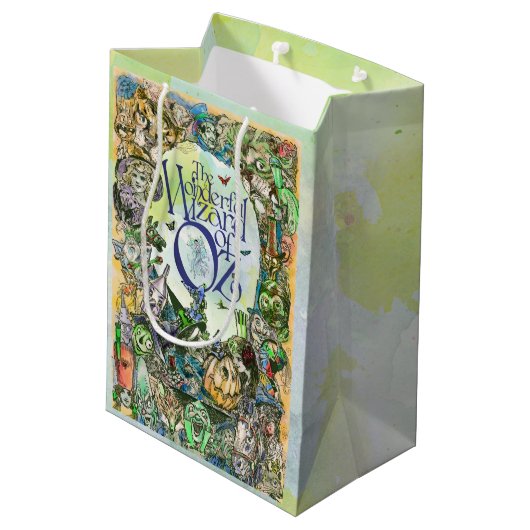 Klassieke wizard van Oz Gift Bag Medium Cadeauzakje (Achterkant Gekanteld)
