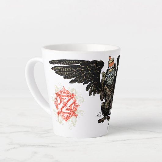 Klassieke wizard van Oz Winged Monkey-mok Latte Mok (Linkerhoek)