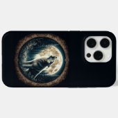 Klassieke,  wolf & moon Case-Mate iPhone case (Achterkant (horizontaal))