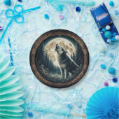 Klassieke,  wolf & moon papieren bordje (Feest)