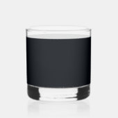 Klassieke, wolf & moon whisky glas (Voorkant)