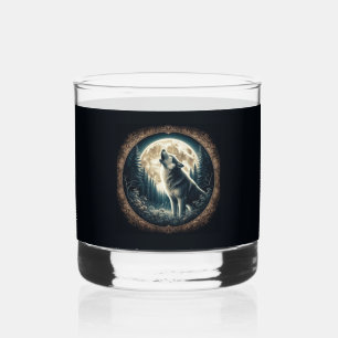 Klassieke, wolf & moon whisky glas