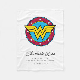 Klassieke Wonder Woman | Nieuwe babygeboortelastje Fleece Deken