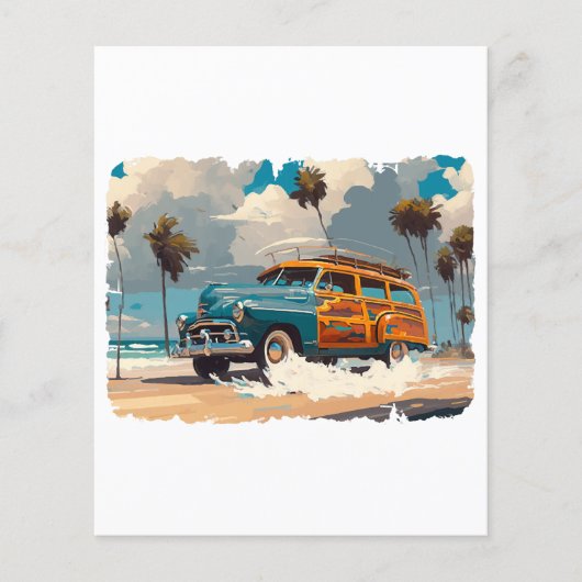 Klassieke Woody Wagon (Voorkant)