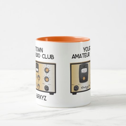 Klassieke WRL Galaxy 300 Radio Transceiver Mok (Midden)