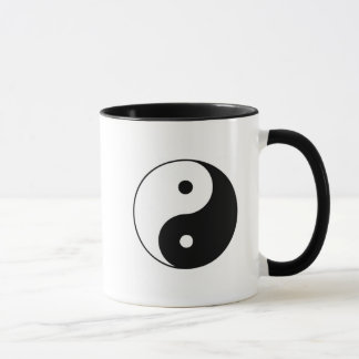 klassieke yin~yang koffiemok mok