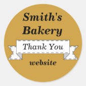 Klassieke zakelijke Stickers (Voorkant)