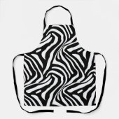 Klassieke Zebra Stripes Schort (Voorkant)