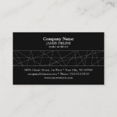 Klassieke zwart-wit architect visitekaartje (Voorkant)