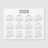 Klassieke zwart-wit kalender 2025 (Voorkant)