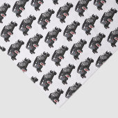 Klassieke zwarte auto tissuepapier (Detail)