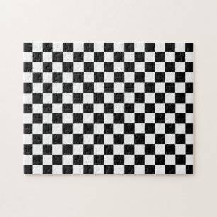 Klassieke zwarte en witte kast door STaylor Legpuzzel